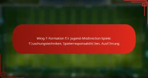 Wing-T-Formation für Jugend-Misdirection-Spiele: Täuschungstechniken, Spielerresponsabilitäten, Ausführung